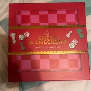The Games Club Chess & Checkers Set NWT